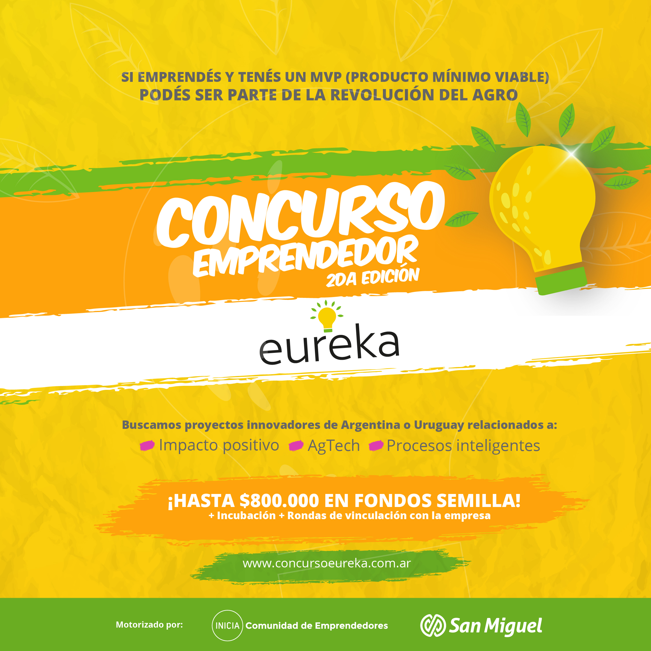 Segunda Edición del Concurso Eureka para emprendedores de Argentina y Uruguay  