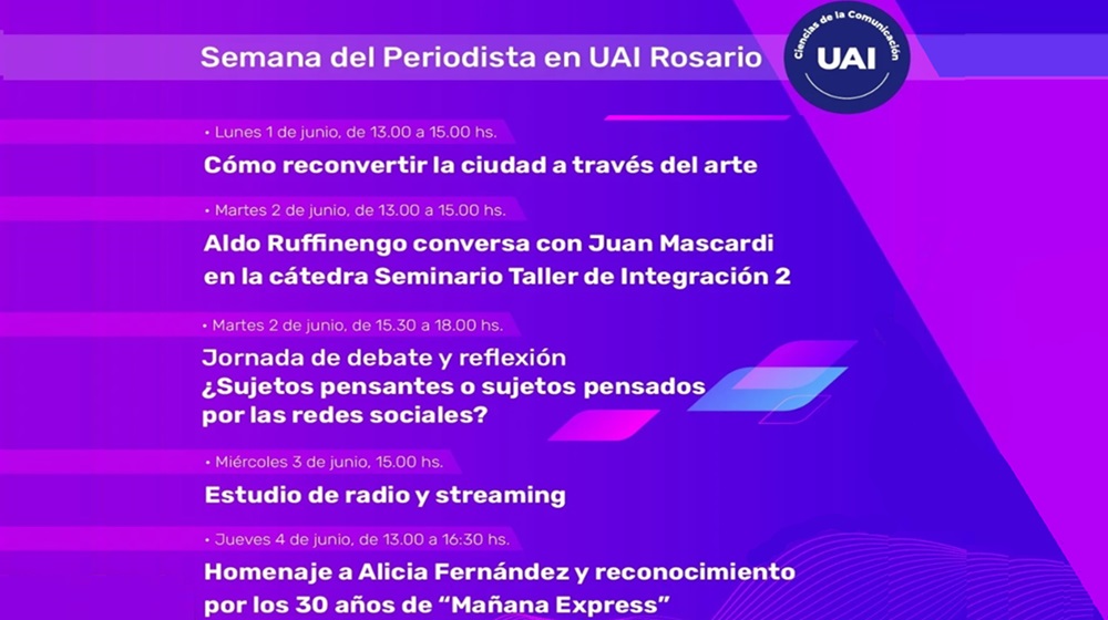 La Semana del Periodista se celebra en la UAI Ros&hellip;
