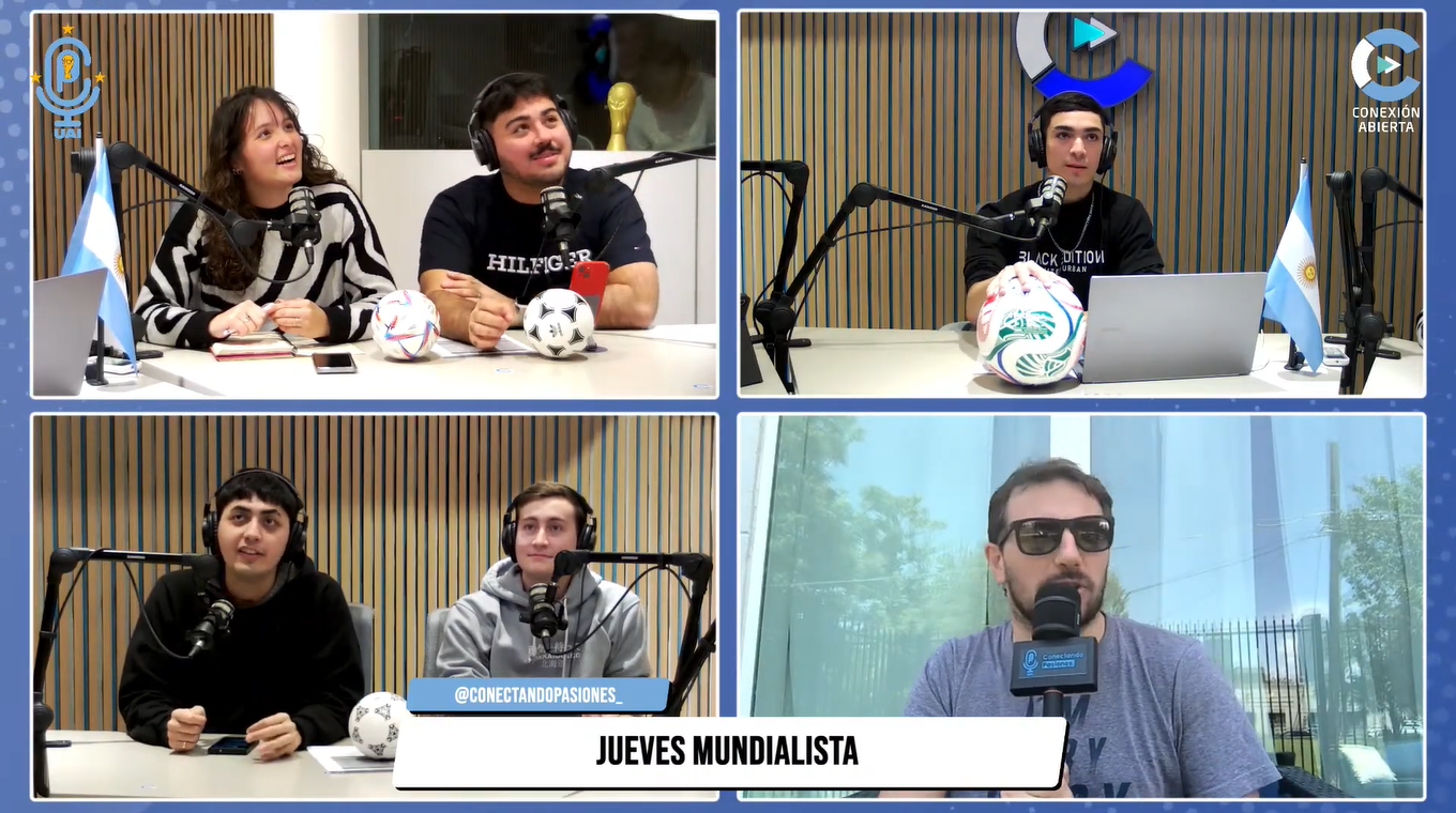 Conectando Pasiones: la tira deportiva que pone a futuros profesionales al aire Conectando Pasiones: la tira deportiva que pone a futuros profesionales al aire