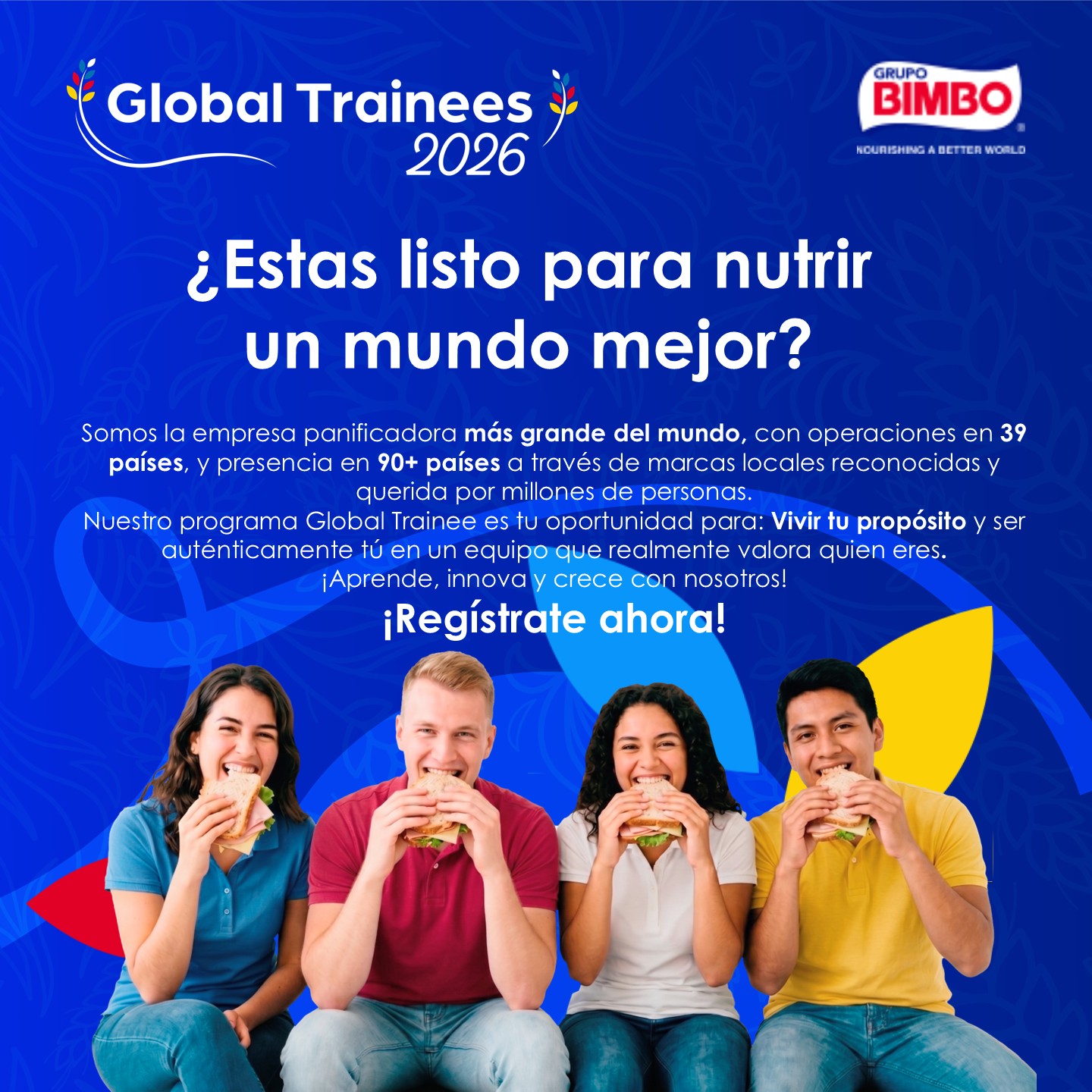 Programa Global Trainees 2026 Bimbo - Graduados. Programa Global Trainees 2026 Bimbo - Graduados.